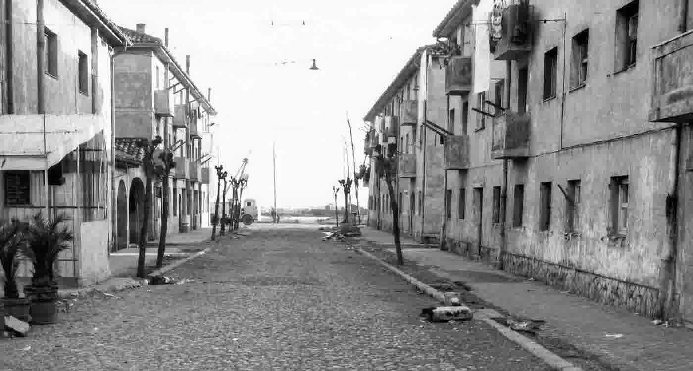 Calle Tío Mechelín en la época en que nació Carmelo