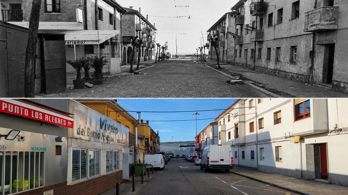 Calle Tío Mechelín: ayer y hoy